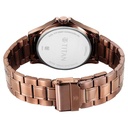 Titan Karishma Quartz Analog with Date Black Dial Stainless Steel Strap Watch For Men