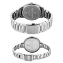 Fastrack Mixmatched Quartz Analog Silver Dial Silver Stainless Steel Strap Watch For Couple