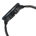 Fastrack Automatics Black Dial Black Stainless Steel Strap Watch For Guys