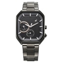 Fastrack Groove Multifunction Black Dial Metal Strap Guy's Watch with Lume indices