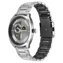 Fastrack Tik Tok Quartz Multifunction Silver Dial Stainless Steel Strap Watch For Guys
