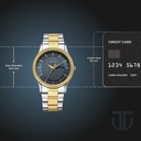 Titan Karishma Wedding Edit Quartz Analog with Day and Date Blue Dial Stainless Steel Strap Watch For Men