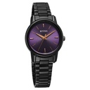 Titan Karishma Quartz Analog Purple Dial Black Stainless Steel Strap Watch For Women