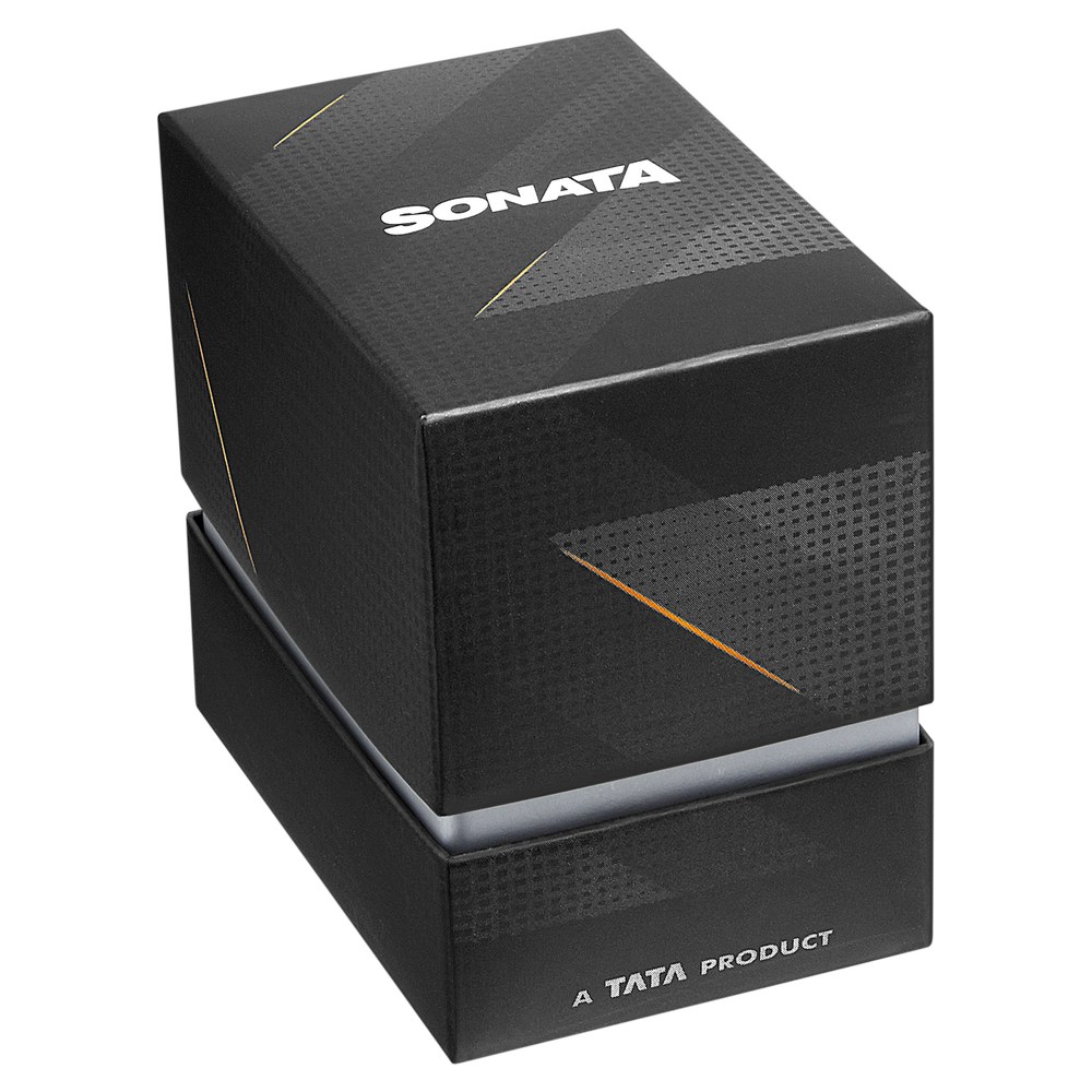 Sonata Sleek White Dial Analog Watch for Men