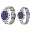 Sonata Quartz Analog Blue Dial Metal Strap Watch for Couple