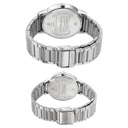 Sonata Quartz Analog Blue Dial Metal Strap Watch for Couple
