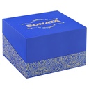 Sonata Quartz Analog Blue Dial Metal Strap Watch for Couple