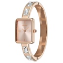Sonata Aura Quartz Analog Pink Dial Rose Gold Stainless Steel Strap Watch For Women