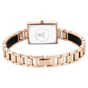 Sonata Aura Quartz Analog Black Dial Two Toned Stainless Steel Strap Watch For Women