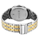 Titan Karishma Festive Analog with Silver Dial Dual Tone Stainless Steel Strap Watch for Men