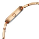 Titan Raga Showstopper Quartz Analog Silver Dial Rose Gold Metal Strap Watch For Women