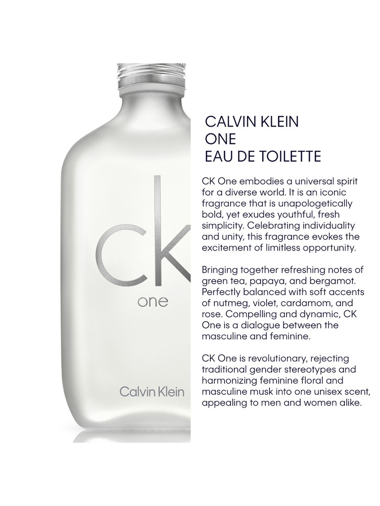 Calvin Klein CK One Eau de Toilette 100ml