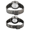 Sonata Soulmate Quartz Analog Grey Dial Grey Stainless Steel Strap Watch For Couple