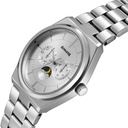 Sonata Festive Quartz Analog Silver Dial Metal Strap Watch For Men