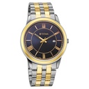 Titan Karishma Festive Analog with Royal Blue Dial Dual Tone Stainless Steel Strap Watch for Men