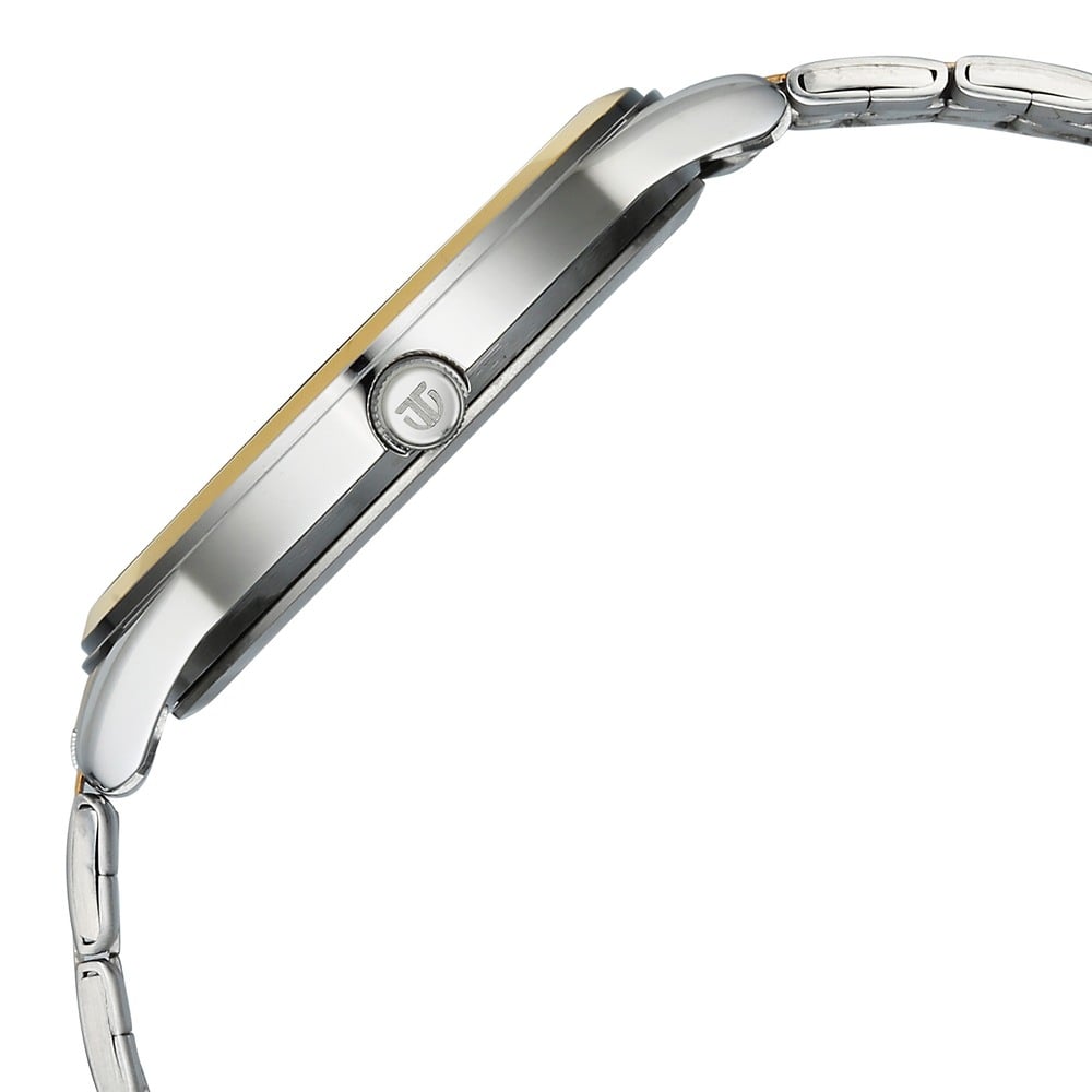 Titan Karishma Festive Analog with Royal Blue Dial Dual Tone Stainless Steel Strap Watch for Men