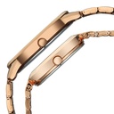 Titan Bandhan Eternal Pair Analog with Silver Dial Rose Gold Stainless Steel Strap Watch for Couples