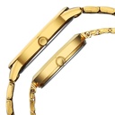 Titan Bandhan Eternal Pair Analog with Silver Dial Yellow Gold Stainless Steel Strap Watch for Couples