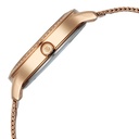 Titan Purple Superheads Quartz Analog Rose Gold Dial Rose Gold Stainless Steel Strap Watch For Women