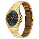 Titan Karishma Quartz Analog with Day and Date Green Dial Golden Stainless Steel Strap Watch For Men