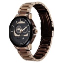 Fastrack Street Opulence Quartz Sun Moon Multifunction Brown Dial Brown Stainless Steel Strap Watch For Guys