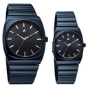 Fastrack Mixmatched Quartz Analog Multicoloured Dial Two Toned Stainless Steel Strap Watch For Couple