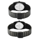 Fastrack Mixmatched Quartz Analog Multicoloured Dial Two Toned Stainless Steel Strap Watch For Couple