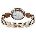 Fastrack Chrome K Quartz Analog Silver Dial K Chrome Metal Strap Watch For Girls