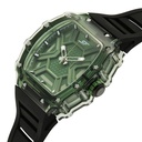 SF Maiden Voyage Sport Watch Green Dial And Black Strap Tonneau Shaped Case