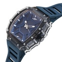 SF Maiden Voyage Sport Watch Blue Dial And Strap Tonneau Shaped Case