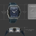 SF Maiden Voyage Sport Watch Blue Dial And Strap Tonneau Shaped Case