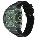 SF Maiden Voyage Sport Watch Green Dial And Black Strap Tonneau Shaped Case with Multifunction movement