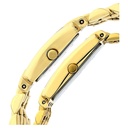 Titan Quartz Analog with Date Silver Dial Stainless Steel Strap Watch for Couple