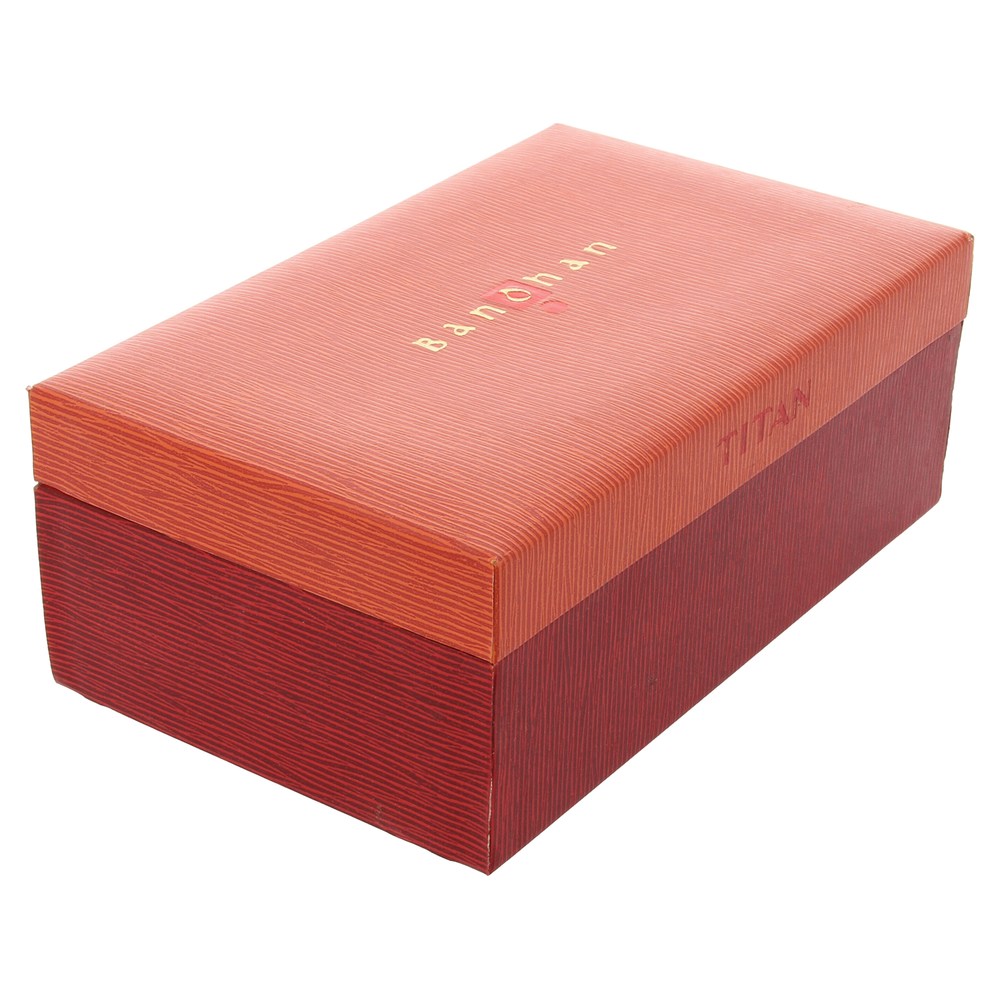 Titan Quartz Analog with Date Silver Dial Stainless Steel Strap Watch for Couple