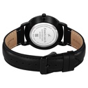 Fastrack Stunners Quartz Analog Black Dial Black Leather Strap Watch For Guys