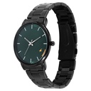 Fastrack Stunners Quartz Analog Green Dial Silver Stainless Steel Strap Watch For Guys