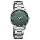 Fastrack Stunners Quartz Analog Green Dial Silver Stainless Steel Strap Watch For Guys