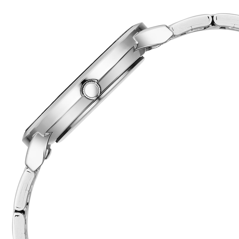 Fastrack Stunners Quartz Analog Green Dial Silver Stainless Steel Strap Watch For Guys