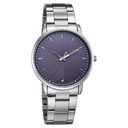 Fastrack Stunners Quartz Analog Purple Dial Silver Stainless Steel Strap Watch For Guys