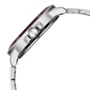 Fastrack Stunners Quartz Analog Black Dial Black Stainless Steel Strap Watch For Guys