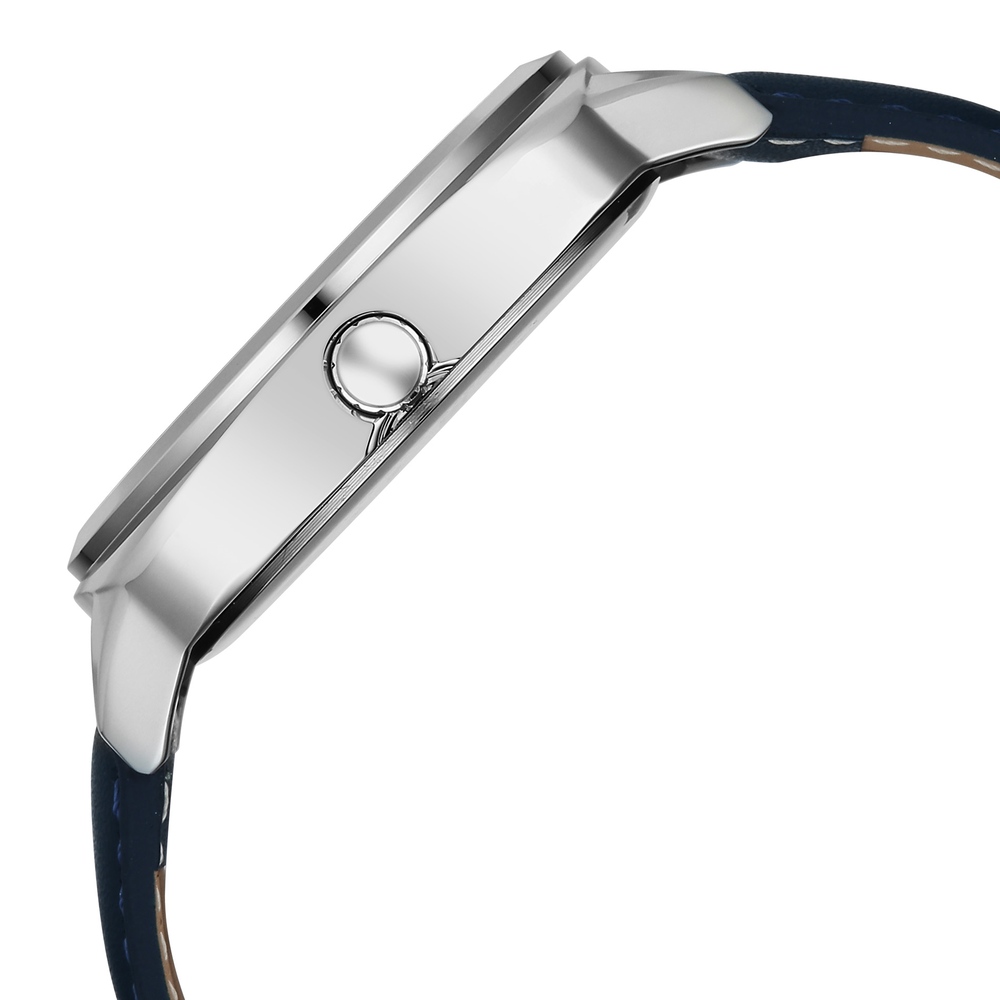 Fastrack Stunners Quartz Analog Blue Dial Grey Leather Strap Watch For Guys