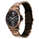 Titan Neo Splash Quartz Multifunction Brown Dial Stainless Steel Strap Watch for Men