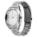 Fastrack Stunners Quartz Analog Silver Dial Silver Stainless Steel Strap Watch For Guys
