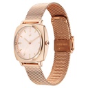 Fastrack Stunners Quartz Analog Rose Gold Dial Rose Gold Stainless Steel Strap Watch For Girls