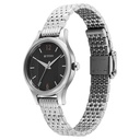 Titan Karishma Quartz Analog Black Dial Silver Stainless Steel Strap Watch For Women