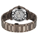 Titan See-Through Skeletal Automatic Analog with Black Dial Copper Brown Stainless Steel Strap Watch for Men