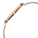 Titan Edge Quad Quartz Analog White Dial With Rose Gold Stainless Steel Strap Watch For Men