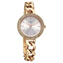Titan Raga Showstopper Quartz Analog Silver Dial Metal Strap Watch For Women