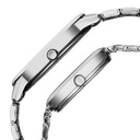 Titan Bandhan Eternal Pair Analog with Silver Dial Dual Tone Stainless Steel Strap Watch for Couples