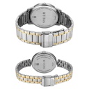 Titan Bandhan Eternal Pair Analog with Silver Dial Dual Tone Stainless Steel Strap Watch for Couples